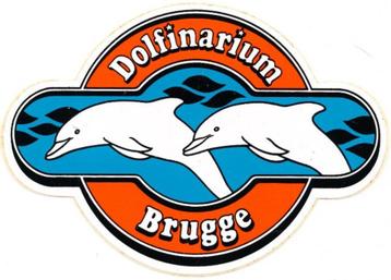 (s8) Dolfinarium Brugge, sticker beschikbaar voor biedingen