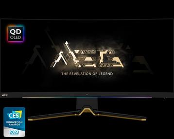 MSI Gaming monitor MEG 342C QD-OLED 34" UWQHD Curved 175 Hz beschikbaar voor biedingen