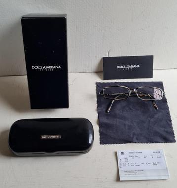 Monture de lunettes vintage Dolce & Gabbana + verres progres