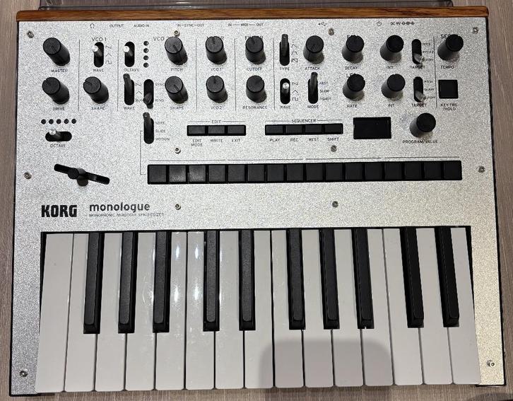 Korg Monologue Silver, Musique & Instruments, Synthétiseurs, Comme neuf, Korg, Avec connexion MIDI, Enlèvement