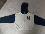 Blauw en ecru hoody met rits h&m 146-152, Kinderen en Baby's, Kinderkleding | Maat 152, Meisje, Trui of Vest, H&M, Ophalen of Verzenden