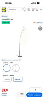 Lampe livarno palmier argent, Enlèvement ou Envoi, Comme neuf