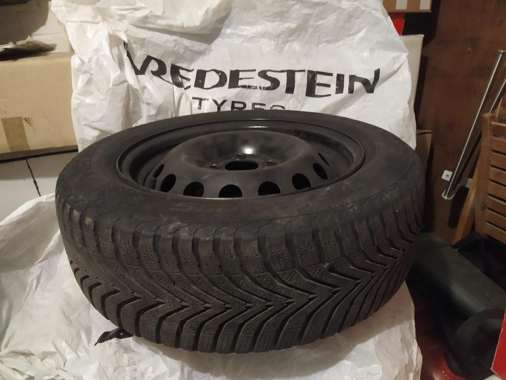 Pneus hiver sur jantes, Auto-onderdelen, Banden en Velgen, Band(en), Winterbanden, Personenwagen, Gebruikt, Ophalen