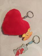 sleutelhangers (o.a.Kipling/Remco/geel) + pins, Ophalen of Verzenden, Zo goed als nieuw