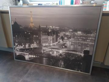 ZWART-WITTE TAFEL PARIS IKEA Vilshult XXL metalen frame beschikbaar voor biedingen