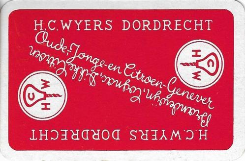 Joker met WYERS Jenever / Distilleerderij reclame 01, Verzamelen, Speelkaarten, Jokers en Kwartetten, Nieuw, Joker(s), Ophalen of Verzenden