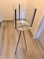 Design plantenhouder op metalen voet, Neuf, 75 cm ou plus, Verre, Enlèvement