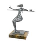brons beeld , naakte vrouw, Enlèvement ou Envoi