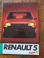 RENAULT 5  SUPER 5   1984-85, Boeken, Auto's | Folders en Tijdschriften, Ophalen of Verzenden, Nieuw, Renault
