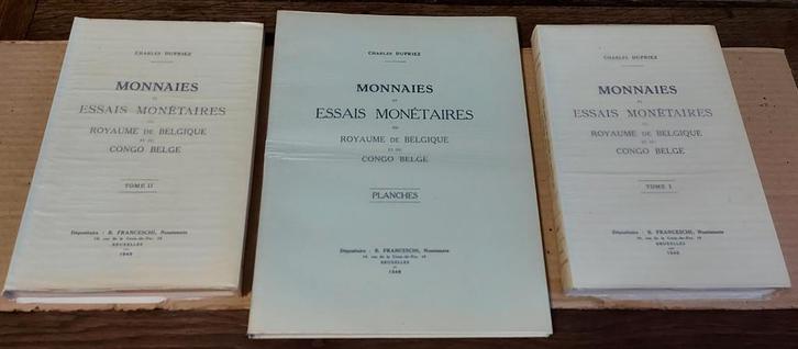 Dupriez proefslagen catalogussen / Nooit gebruikt / Zeldzaam, Postzegels en Munten, Munten | België, Setje, Papier, Ophalen of Verzenden