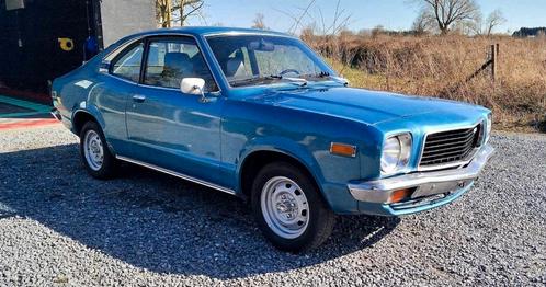 Mazda 818 coupé deluxe (1300), Auto's, Oldtimers, Particulier, Mazda, Benzine, Coupé, Blauw, Blauw, Ophalen