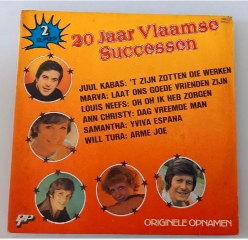 Vinyl 2LP 20 jaar Vlaamse successen Schlager Pop Belpop, Cd's en Dvd's, Vinyl | Nederlandstalig, Levenslied of Smartlap, 12 inch