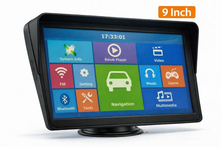 GPS 9” pour Caravane et Camper avec Bluetooth-16GB- 900C-BT, Caravanes & Camping, Camping-car Accessoires, Neuf, Enlèvement ou Envoi