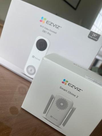 Ezviz DB1 Pro + chime 2 camera deurbel beschikbaar voor biedingen
