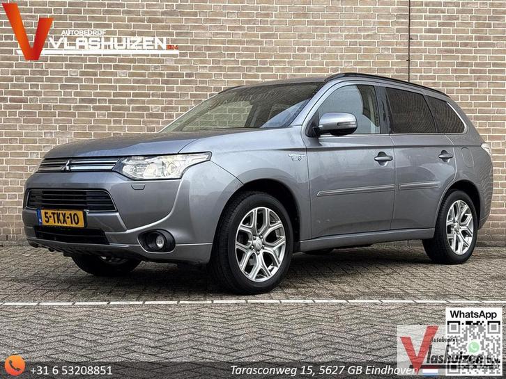 Mitsubishi Outlander 2.0 PHEV Instyle | Leder | Pano | Clima, Auto's, Mitsubishi, Bedrijf, Outlander, 4x4, ABS, Airbags, Alarm