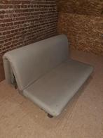 Canapé-lit avec matelas, Gris, Queen size, 140 cm, Enlèvement