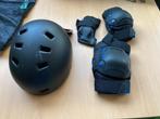 Beschermingsmateriaal + helm skater, Sport en Fitness, Skateboarden, Ophalen of Verzenden, Zo goed als nieuw, Bescherming