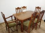 Table avec chaises, Maison & Meubles, Cerisier, Comme neuf, 100 à 150 cm, Enlèvement