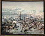 Jef Van Grieken (1950): Baia Algados (O/D, 105  x 75 cm), Antiek en Kunst, Ophalen