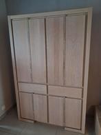 set van 3 licht eiken fineer kasten, 25 à 50 cm, Avec tablette(s), Modern / strak, 100 à 150 cm