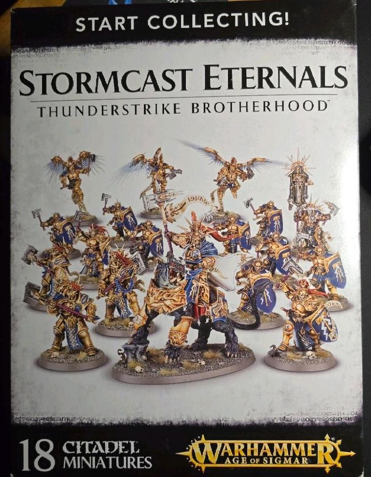 Stormcast Eternals Warhammer Age of Sigmar Start Collecting, Hobby en Vrije tijd, Wargaming, Zo goed als nieuw, Warhammer, Figuurtje(s)