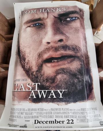 Cast Away XXL banner uit bioscoop Tom Hanks beschikbaar voor biedingen