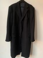 Zwarte lange jas van puur kasjmier van Edoardo Bonaxxi, Ophalen of Verzenden, Zo goed als nieuw, Maat 56/58 (XL), Zwart