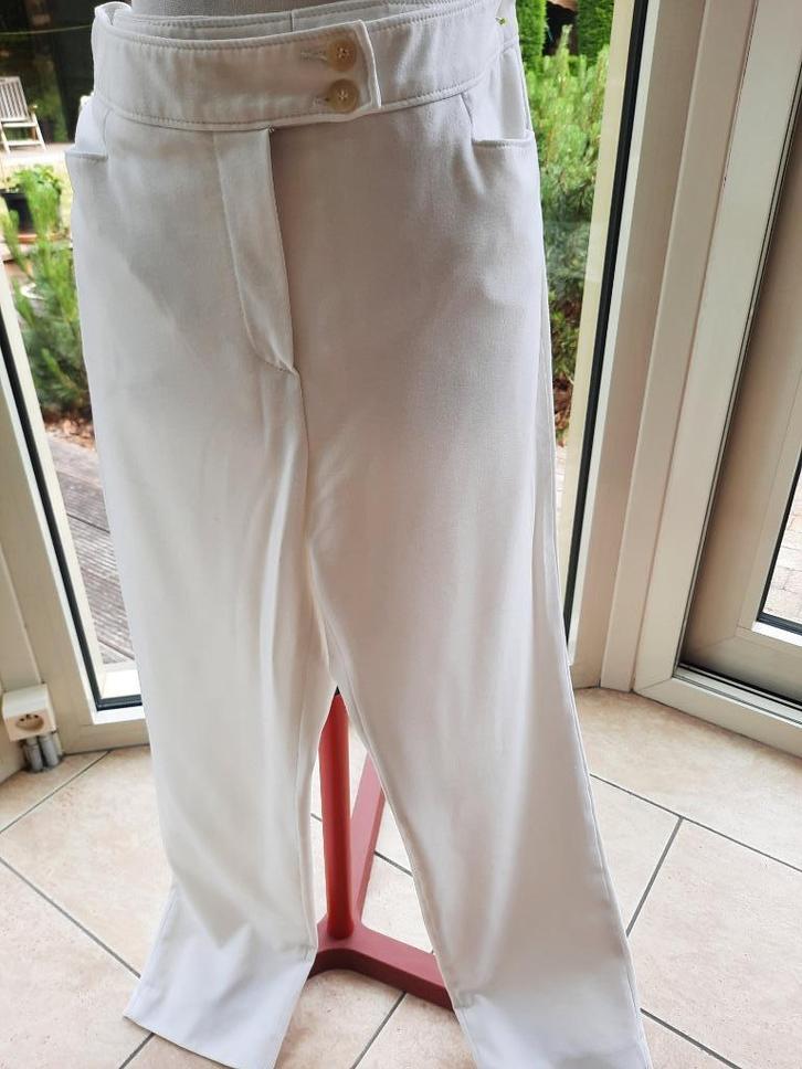 Toffe broek ZERRES - 42, Kleding | Dames, Broeken en Pantalons, Zo goed als nieuw, Maat 42/44 (L), Wit, Lang, Ophalen of Verzenden