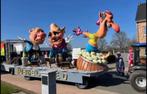 Carnavalswagen “Champagne Carnaval”, Hobby en Vrije tijd, Feestartikelen, Ophalen, Zo goed als nieuw, Overige typen
