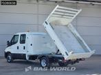 Iveco Daily 35C12 Kipper met Kist Dubbel Cabine Dubbellucht, USB, Stof, Gebruikt, Euro 6