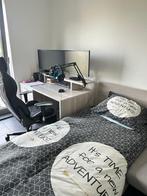 Volledige slaapkamer met bureau, Huis en Inrichting, Slaapkamer | Complete slaapkamers, Ophalen, Gebruikt, Eenpersoons, Moderne Scandinavische stijl