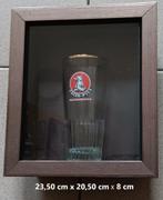 meiresonne bierglas in kader zie foto, Ophalen of Verzenden