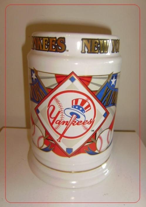 Tankard >>> NEW YORK YANKEES <<< Original from 1998, Sports & Fitness, Baseball & Softball, Neuf, Enlèvement