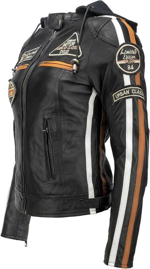 veste Urban Leather 58 Leren Bikerjack POUR FEMME, Motos, Vêtements | Vêtements de moto, Manteau | cuir, Femmes, Seconde main