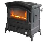 Houtskool houtkachel van 12 kw met hopper in onberispelijke, Ophalen, Zo goed als nieuw, Hout