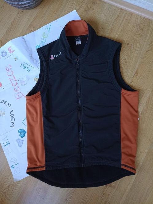 JL Racing vintage zwart / oranje dames bodywarmer, mt M, Kleding | Dames, Sportkleding, Gedragen, Hardlopen of Fietsen, Maat 38/40 (M)