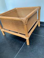 Vintage rotan bloembak, Ophalen, Zo goed als nieuw