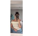 off shoulder body, Kleding | Dames, Blouses en Tunieken, H&M, Wit, Ophalen of Verzenden, Zo goed als nieuw