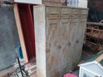 Metalen garderobe met 4 deuren, Huis en Inrichting, Ophalen, Gebruikt, Usine