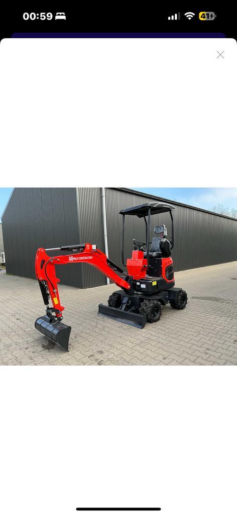 Hft 1,5 ton minigraver, Articles professionnels, Machines & Construction | Grues & Excavatrices, Excavatrice, Enlèvement