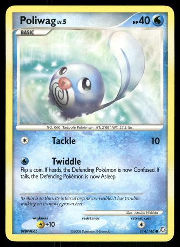 Poliwag 114/146 - Legends Awakened beschikbaar voor biedingen