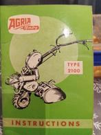 Recherche Motoculteur Agria 2100, Ophalen, Agria