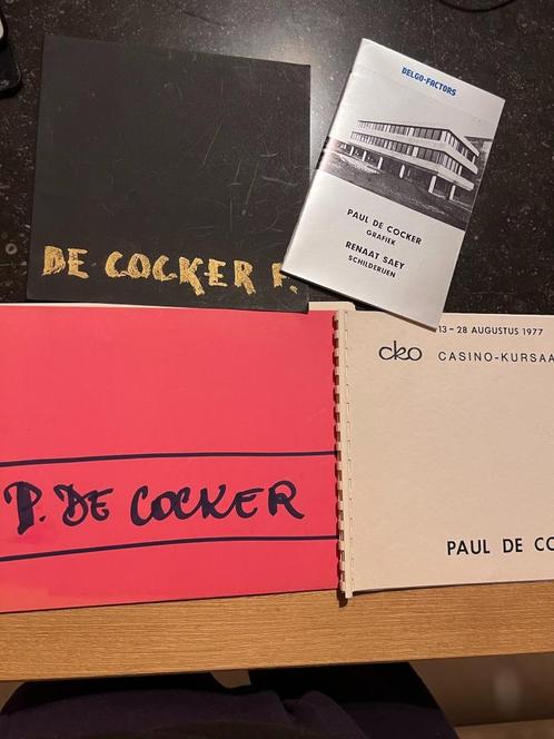Catalogussen Paul de Cocker , graficus, Livres, Art & Culture | Arts plastiques, Utilisé, Peinture et dessin, Enlèvement ou Envoi