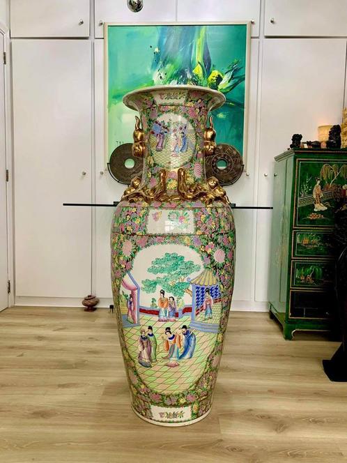 BiG LUCKY CHINESE 125CM, Antiquités & Art, Antiquités | Vases