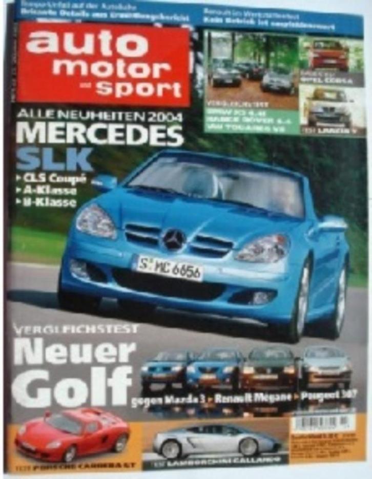 Auto Motor und Sport 23-2003 Lamborghini Gallardo/Porsche Ca, Boeken, Auto's | Folders en Tijdschriften, Gelezen, Algemeen, Verzenden