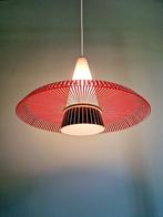 Glazen hanglamp uit het midden van de eeuw, jaren 50-60, Gebruikt, ..., Ophalen of Verzenden, Glas
