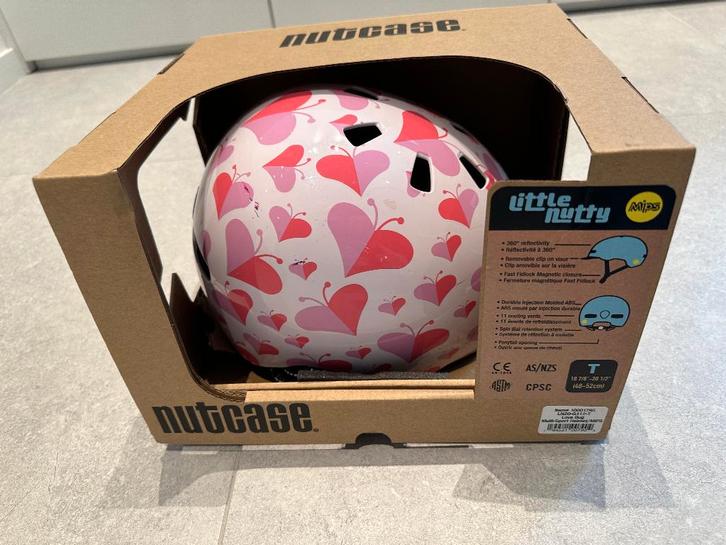 Fietshelm merk NUTCASE Maat T (48-52cm), Fietsen en Brommers, Fietsaccessoires | Fietshelmen, Zo goed als nieuw, Jongen of Meisje