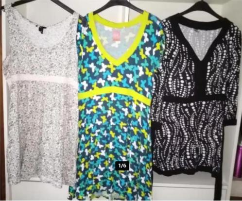 9 kleedjes grote maten 46-52 , 5€/stuk, Kleding | Dames, Grote Maten, Gedragen, Jurk, Verzenden