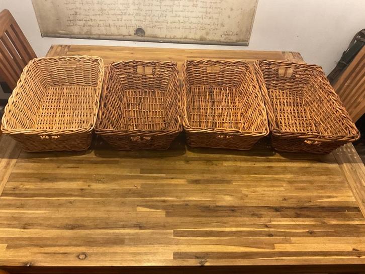 Rieten manden 55cm x 16cm x 35cm, speciaal voor grote tijger, Maison & Meubles, Accessoires pour la Maison | Plataux & Paniers