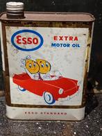 Vintage olieblik ESSO Extra Motor Oil, Verzamelen, Merken en Reclamevoorwerpen, Ophalen of Verzenden, Gebruikt